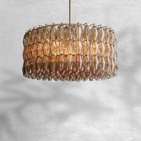 Chiaravalle Glass Round Chandelier 37"47‘’62‘’