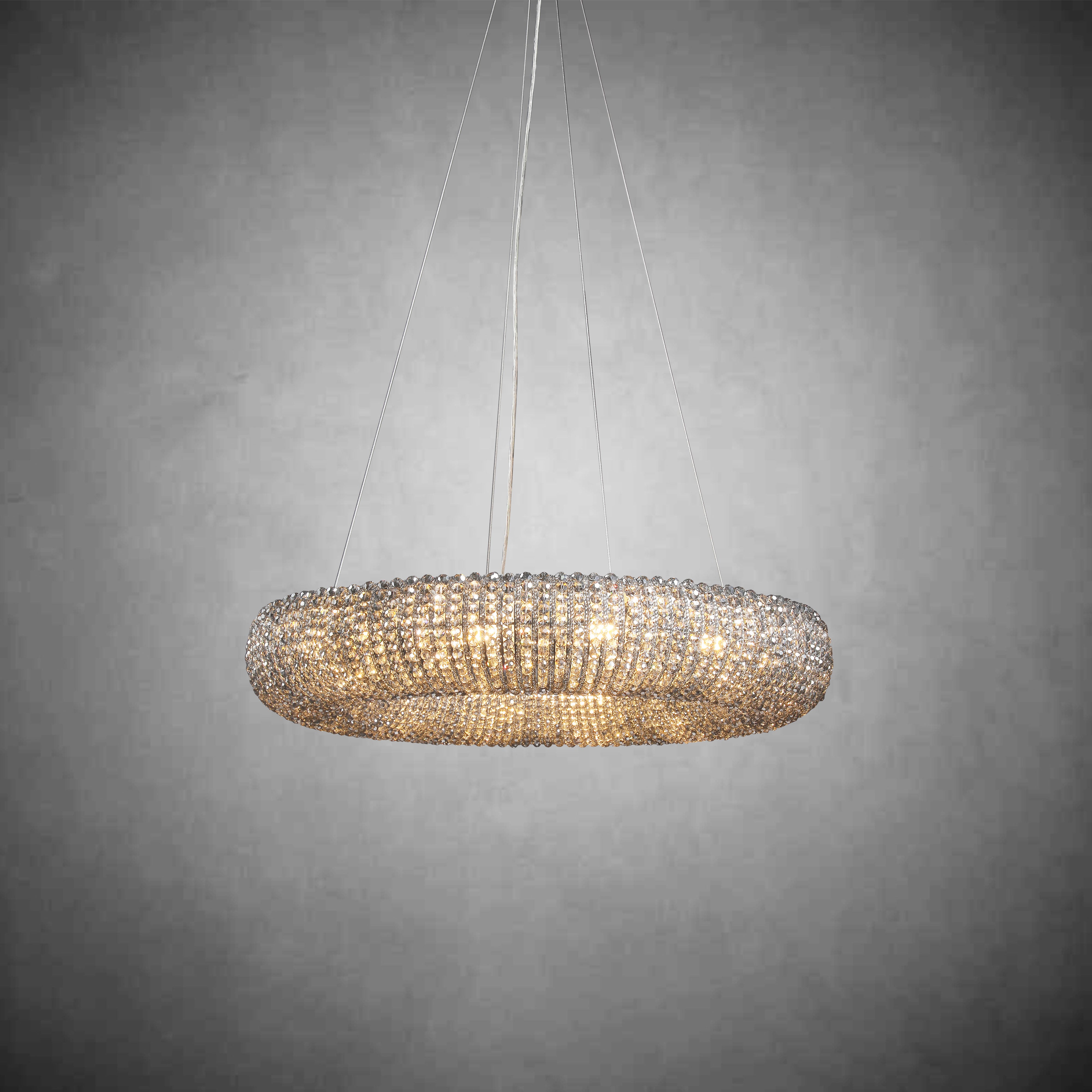 Patrick Clear Round Chandelier