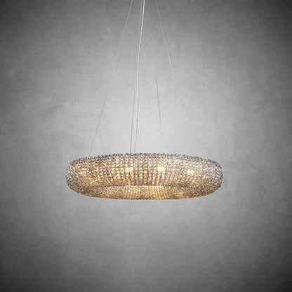Patrick Clear Round Chandelier