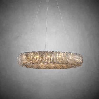 Patrick Clear Round Chandelier
