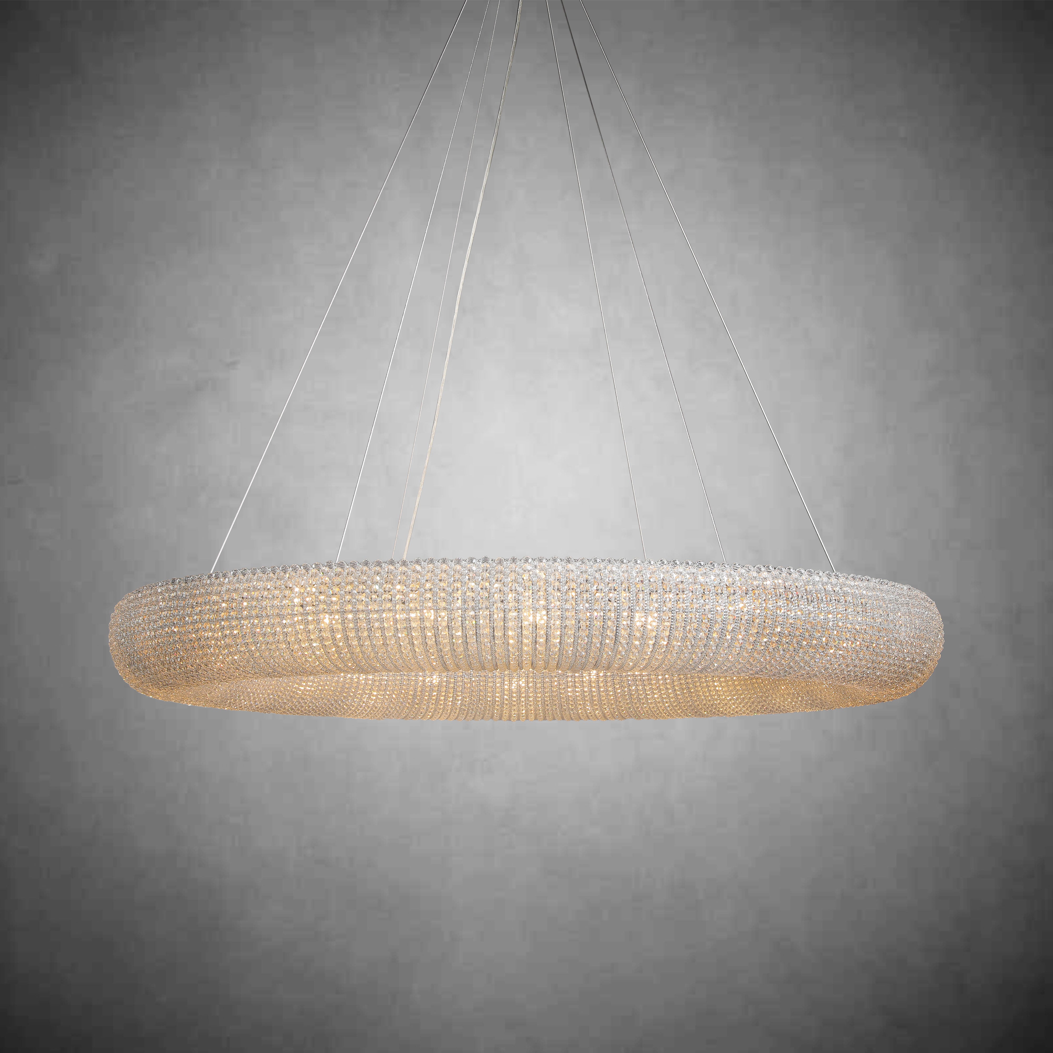 Patrick Clear Round Chandelier