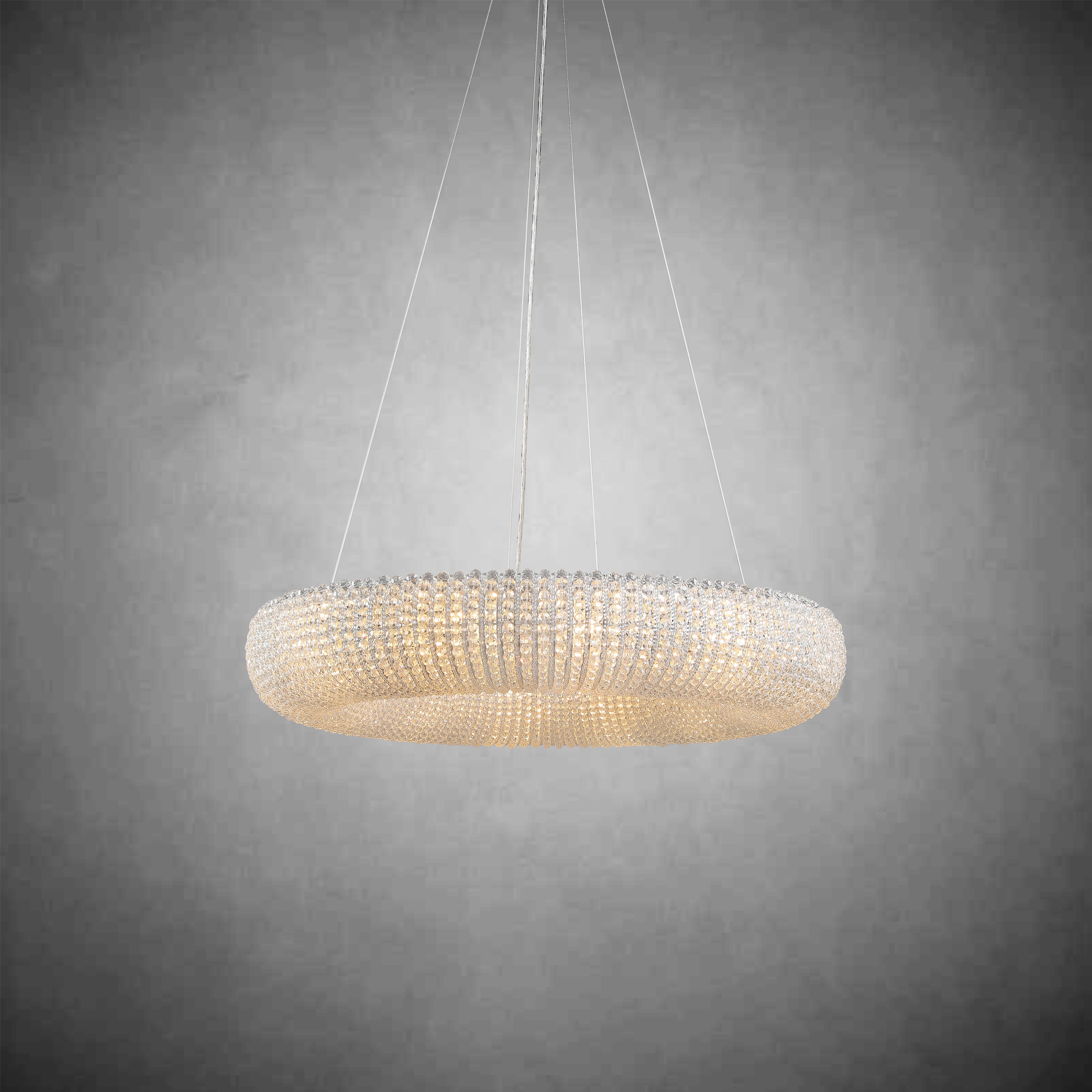 Patrick Clear Round Chandelier