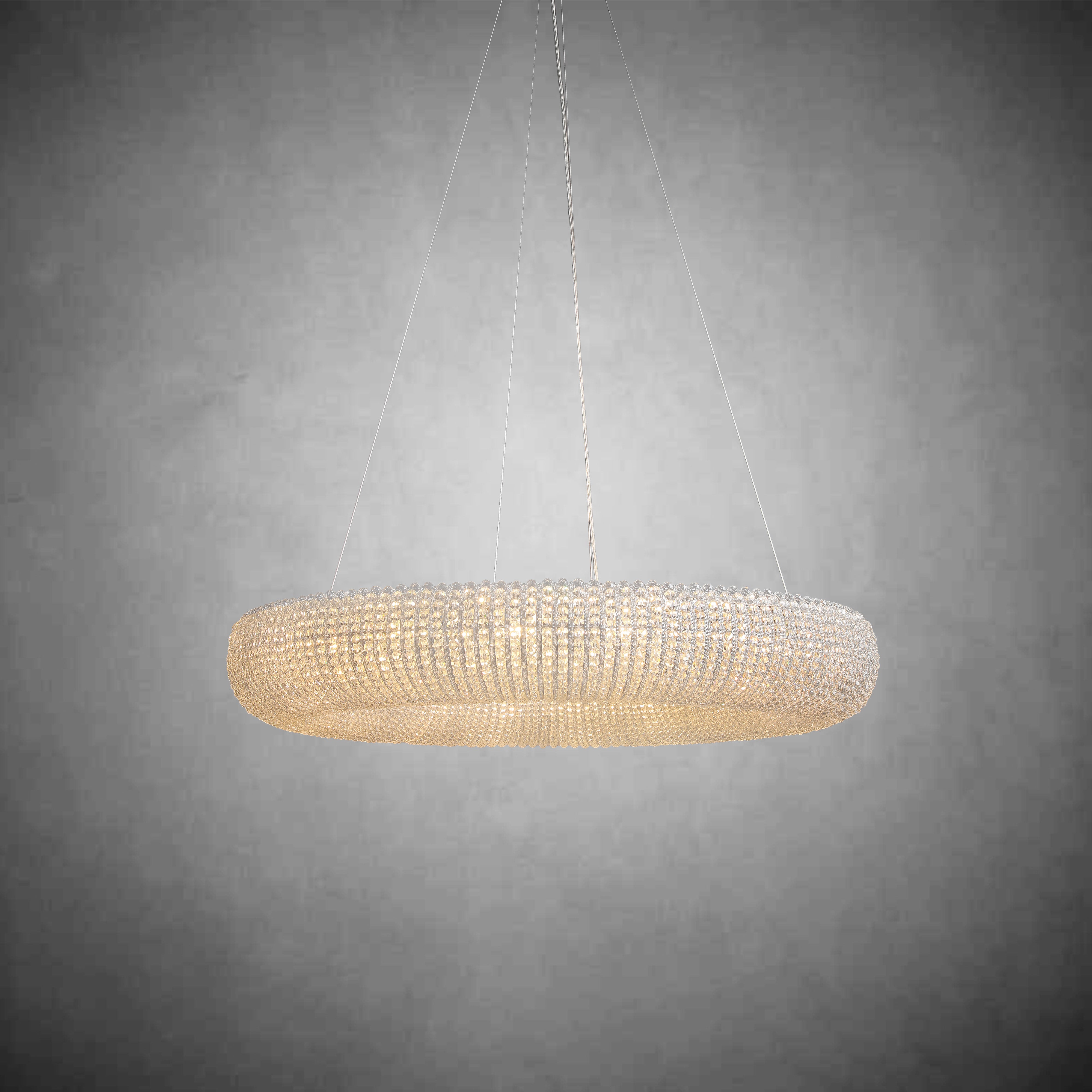 Patrick Clear Round Chandelier