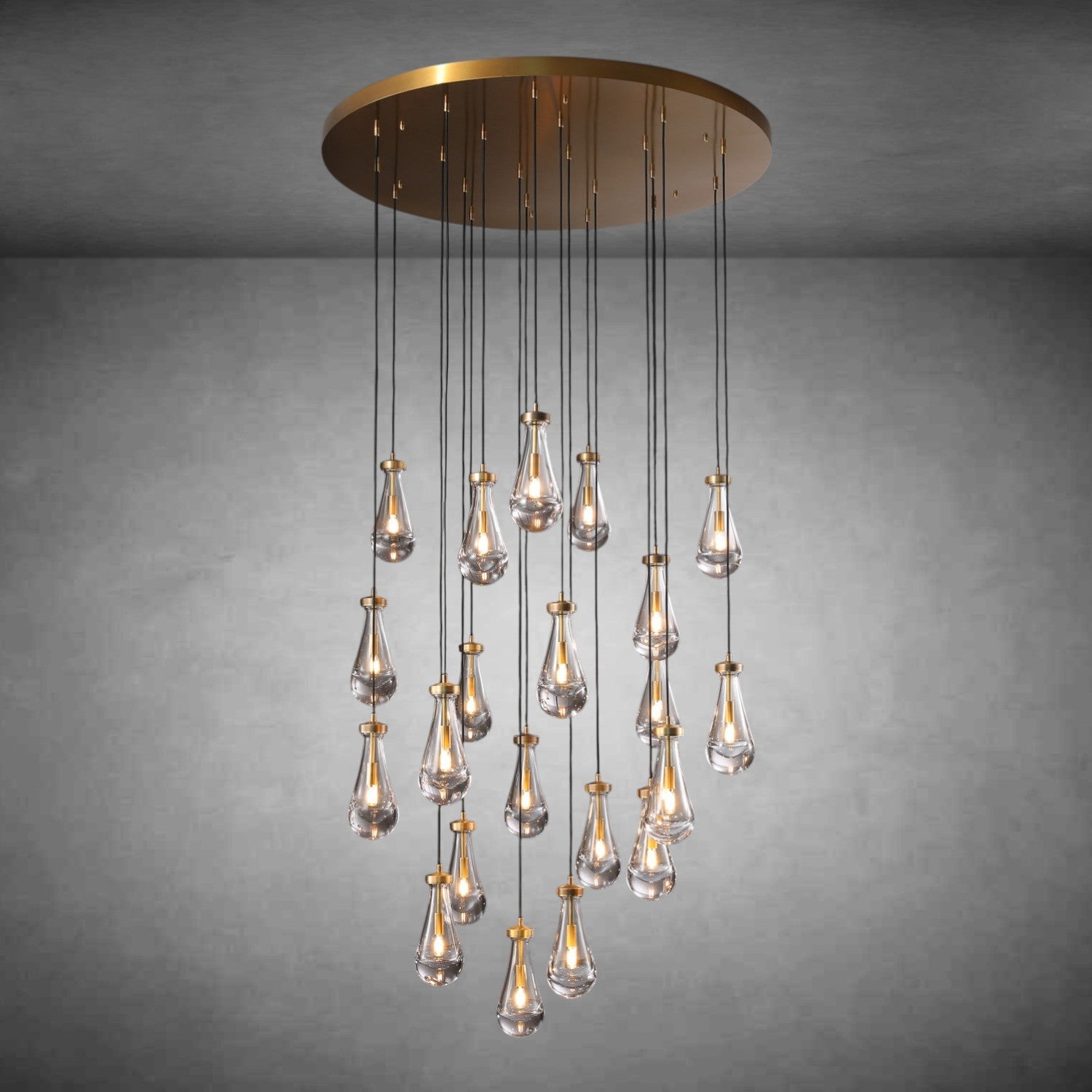 Raindrop  Round Chandelier