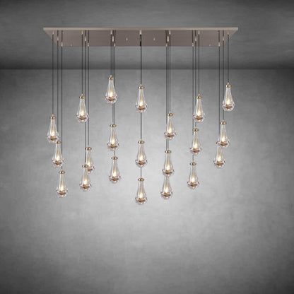 Raindrop Rectangular Chandelier