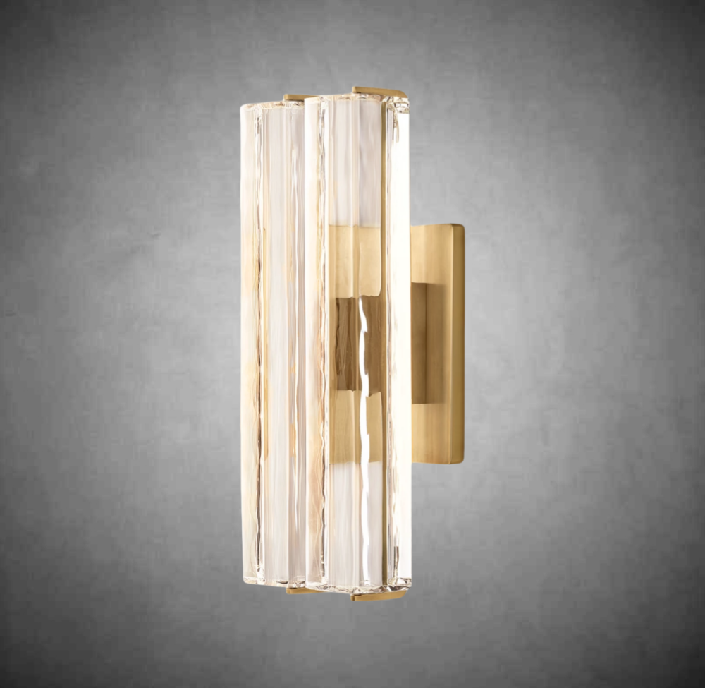 Audubom Crystal Double Sconce
