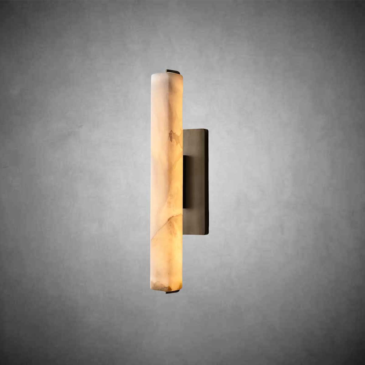 Audubom Alabaster Single Sconce
