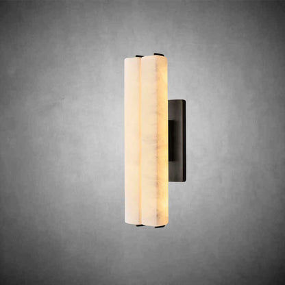 Audubom Alabaster Double Sconce