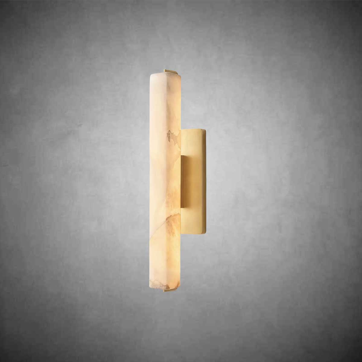 Audubom Alabaster Single Sconce