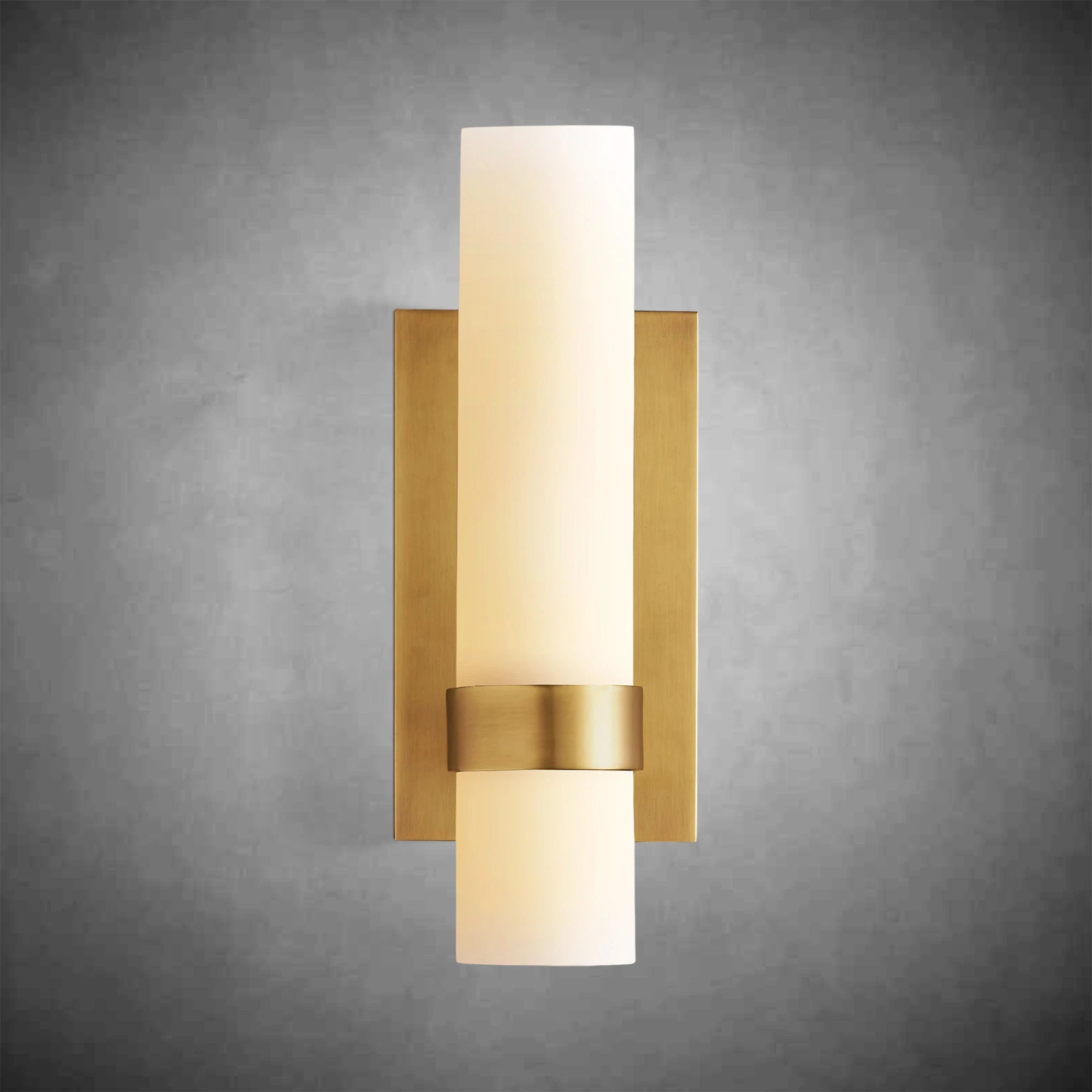 Ravel Milk Glass Sconce