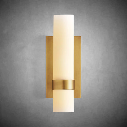 Ravel Milk Glass Sconce