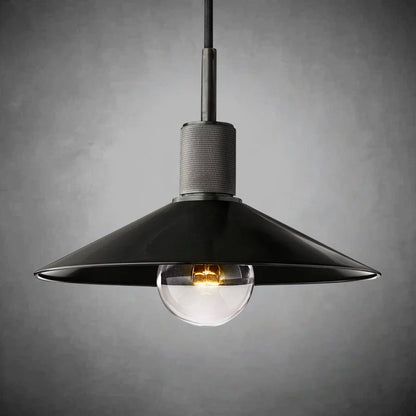 Utilitaive Metal Slope Shade Pendant