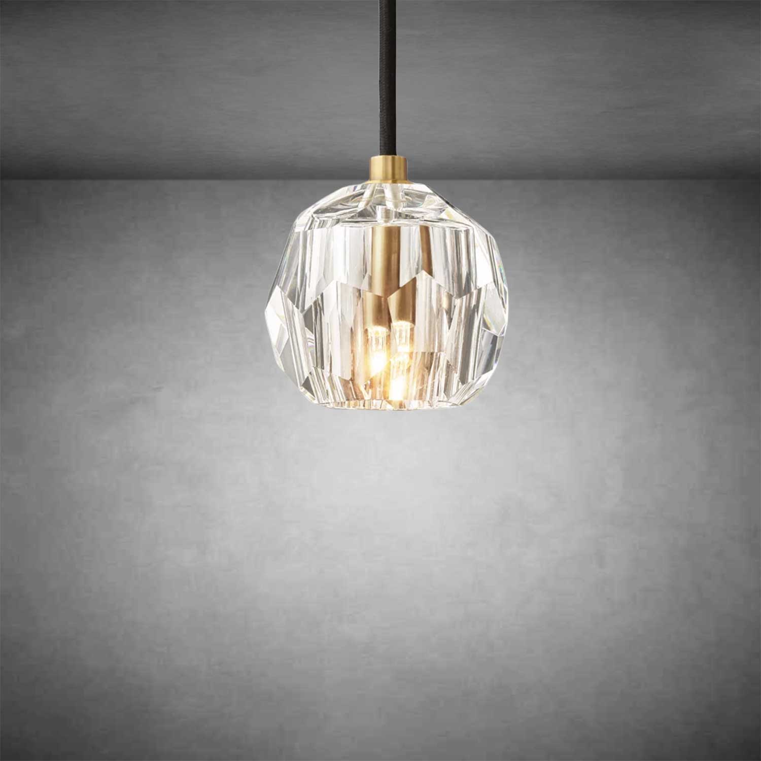 Boulo De Cristal Glass Cord Pendant