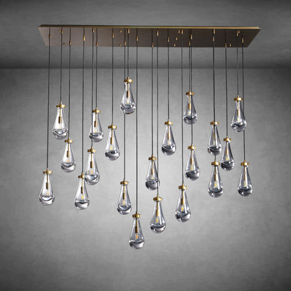 Raindrop Rectangular Chandelier