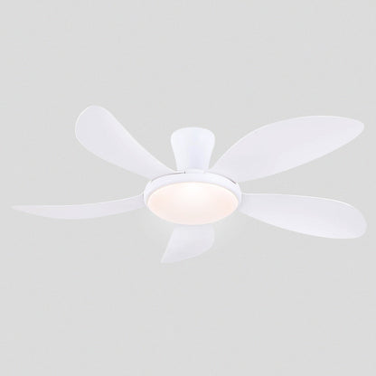 Modern LED Ceiling Fans Low Profile Ceiling Fans with Lights 6 Speeds 48"