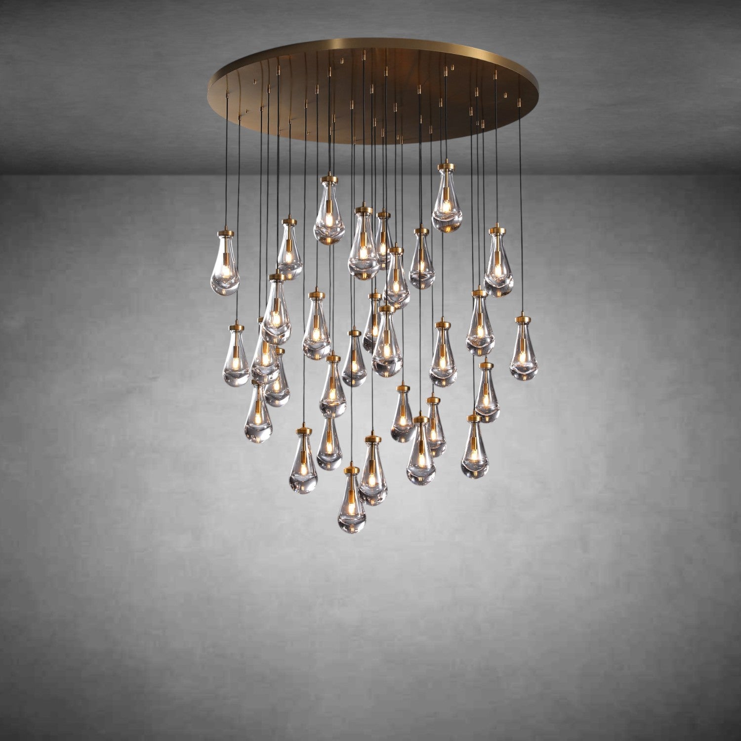 Raindrop  Round Chandelier
