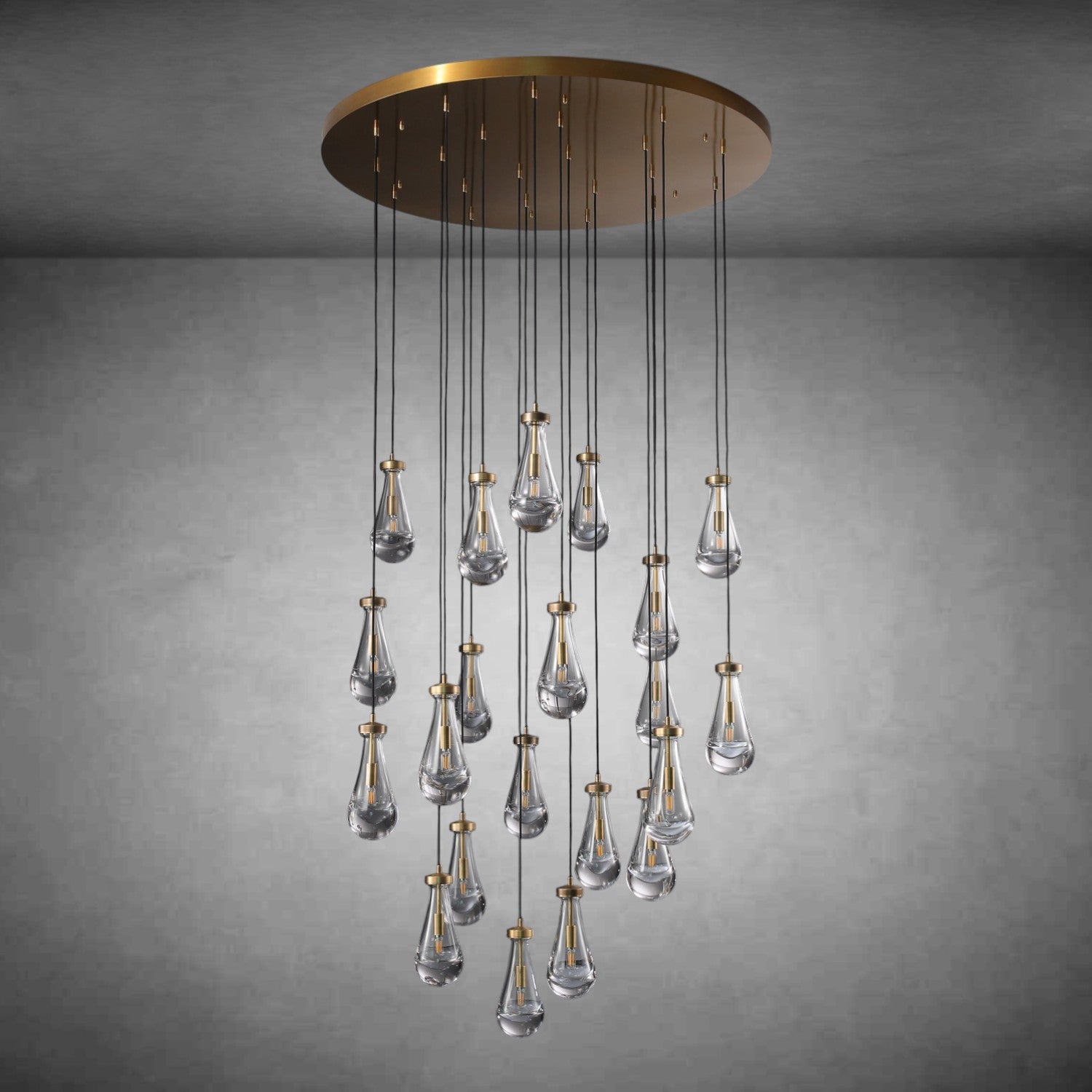 Raindrop  Round Chandelier