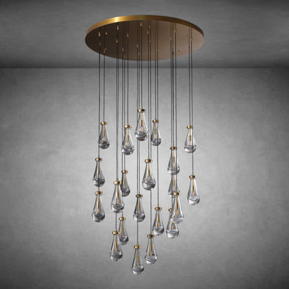 Raindrop  Round Chandelier