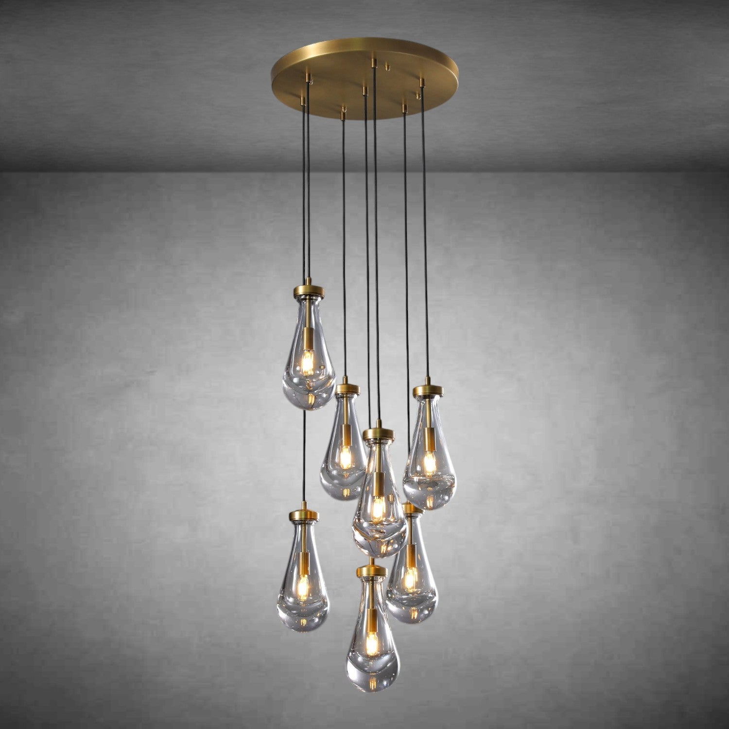 Raindrop  Round Chandelier