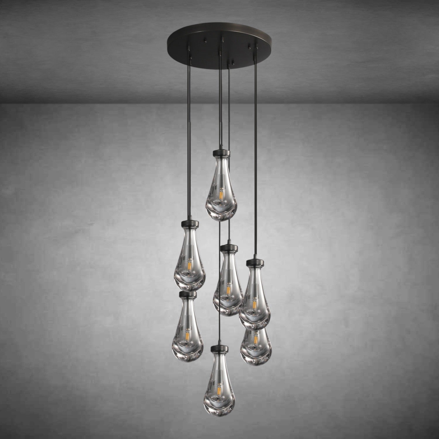 Raindrop  Round Chandelier