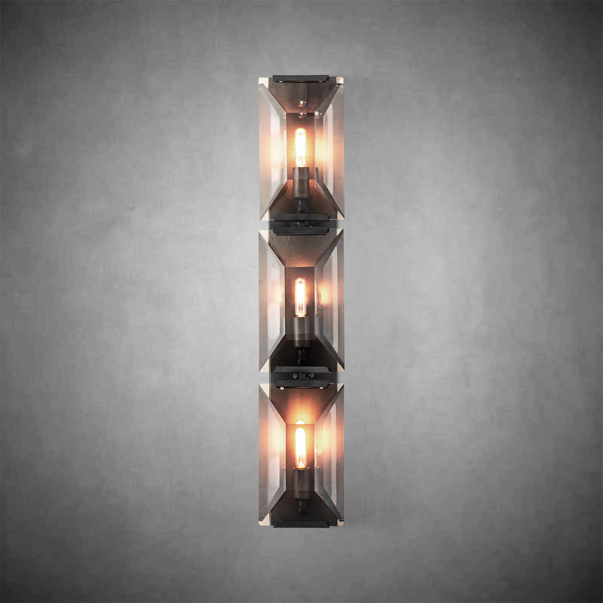 Harley Crystal Triple Sconce