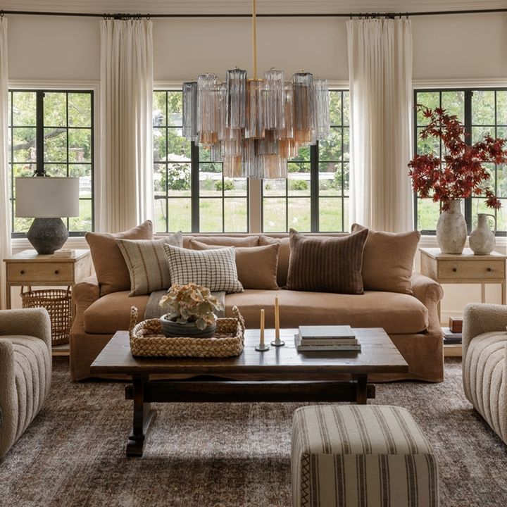 Addis Round Chandelier 18" 20" 22" 27" 32''D
