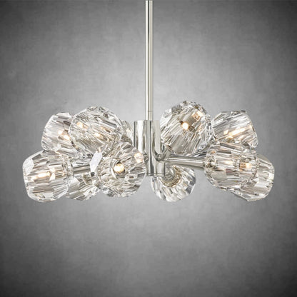 Boulo De Cristal Glass Round Chandelier