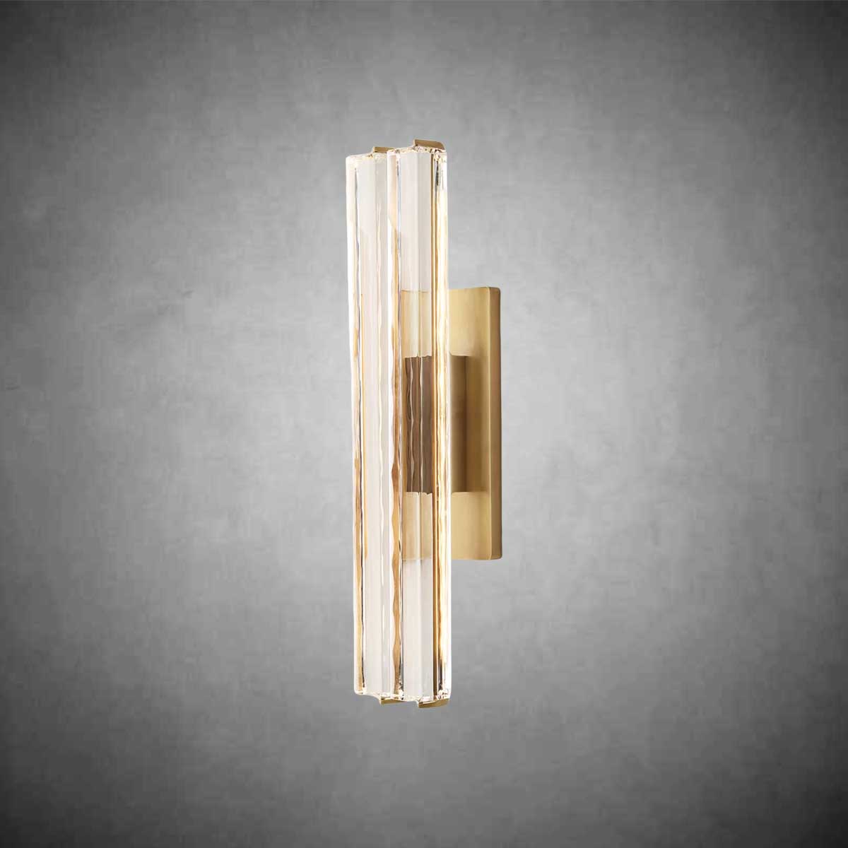 Audubom Crystal Double Sconce