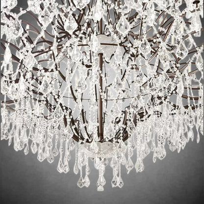 Evan Crystal Round Chandelier