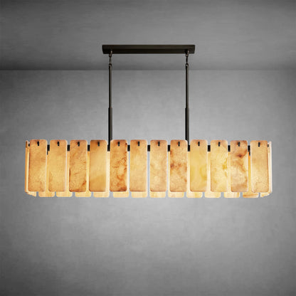 Calamette Onyx Rectangular Chandelier