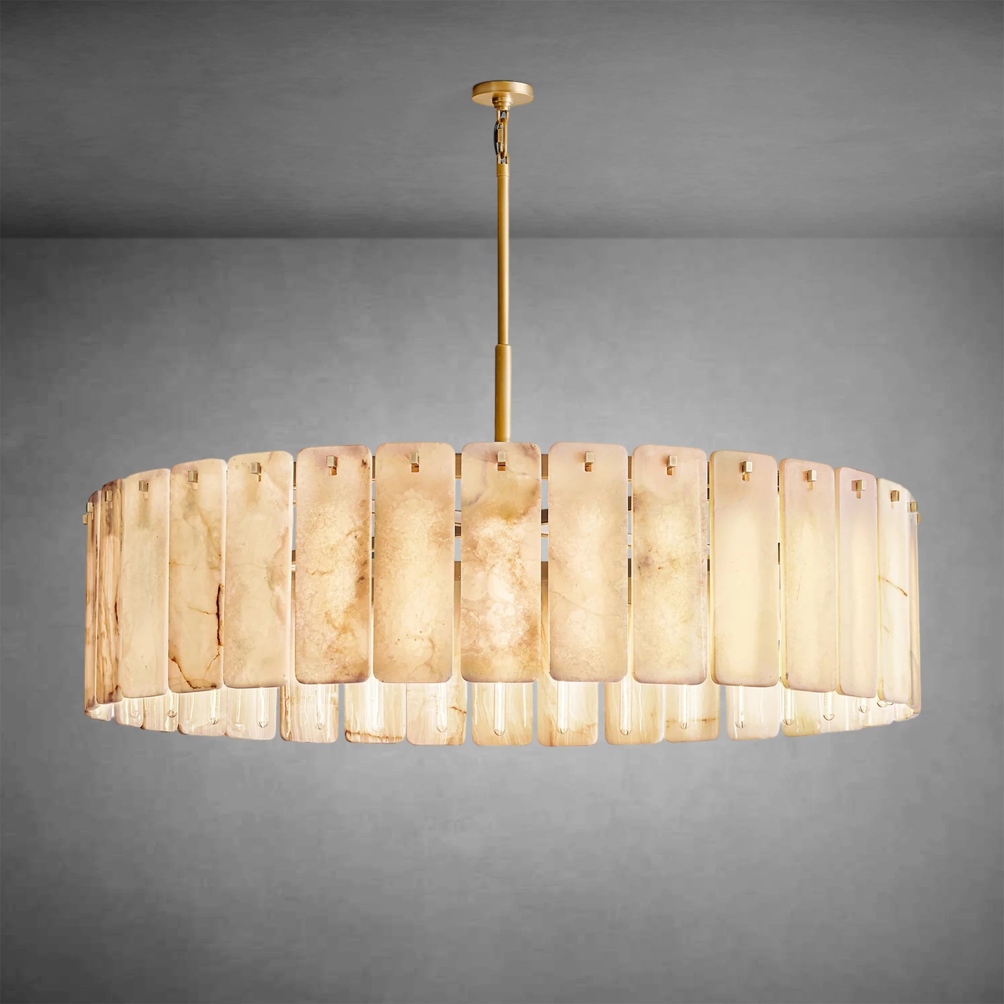 Calamette Onyx Round Chandelier