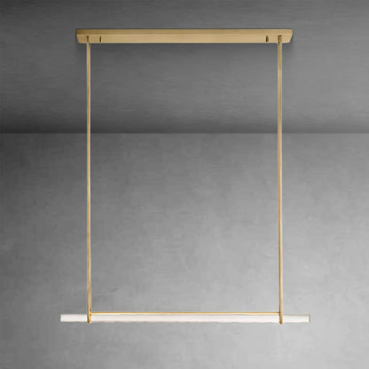 Audubom Crystal Single Bar Linear Chandelier