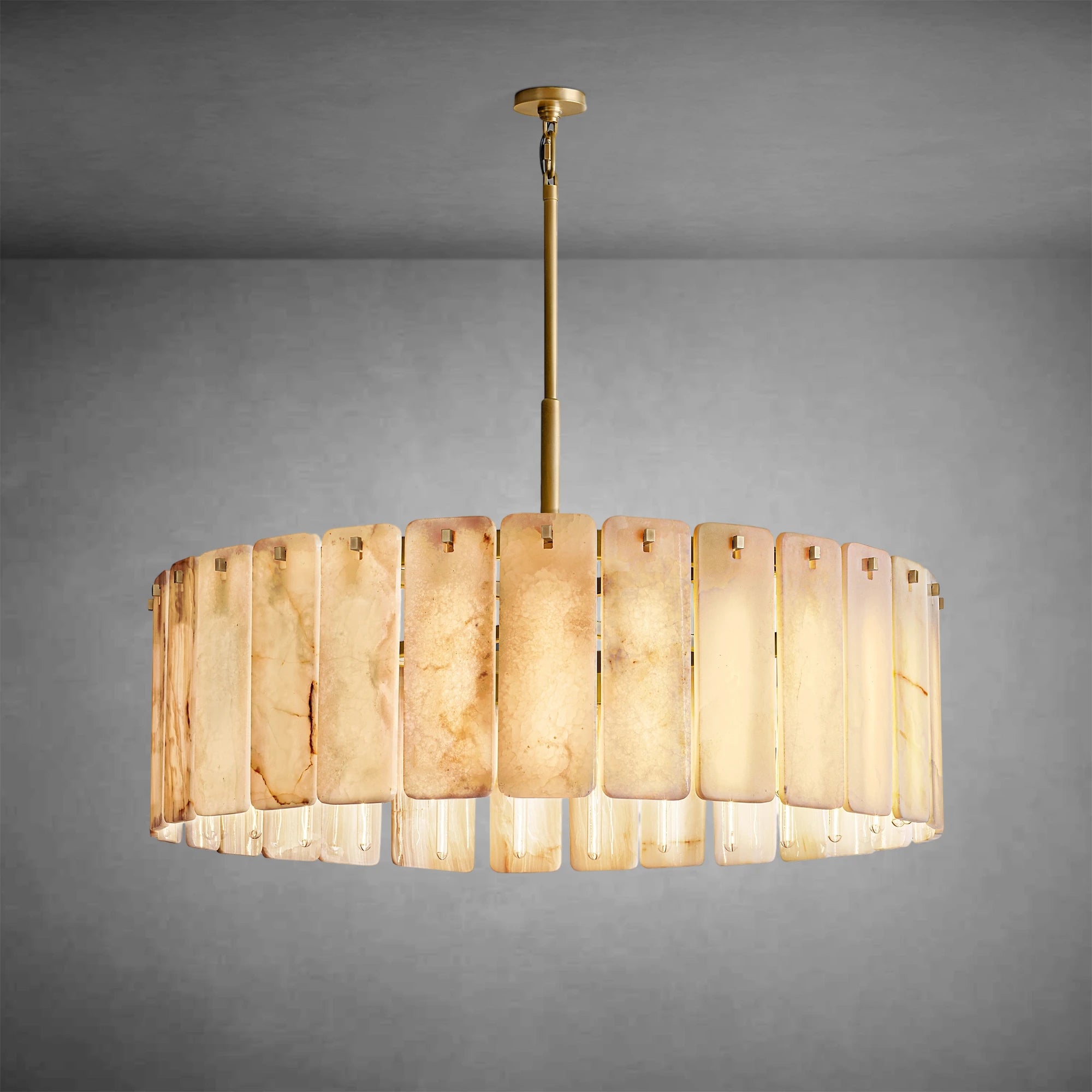Calamette Onyx Round Chandelier