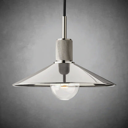 Utilitaive Metal Slope Shade Pendant