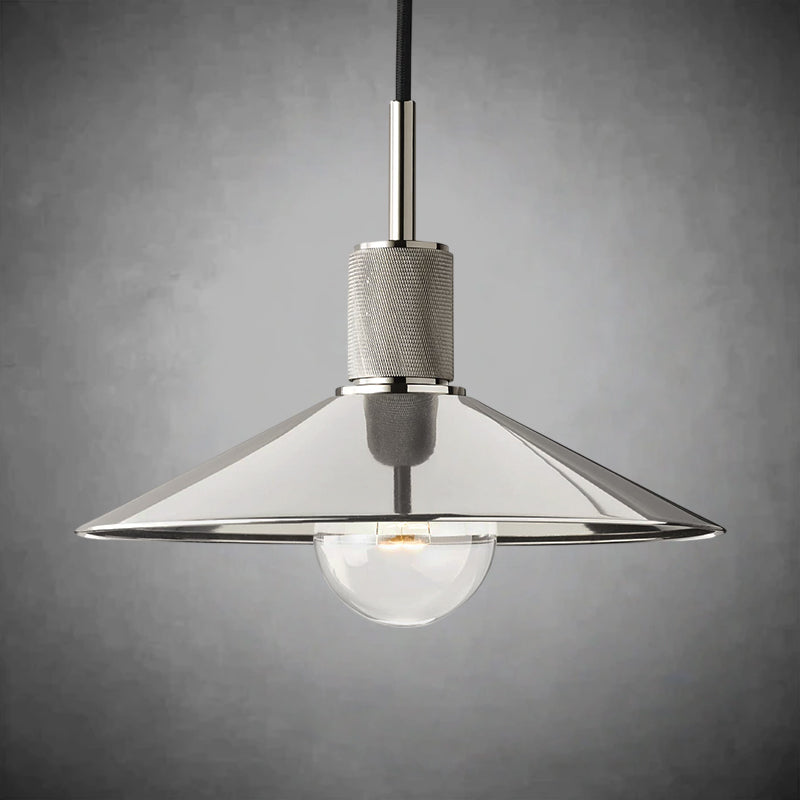 Utilitaive Metal Slope Shade Pendant