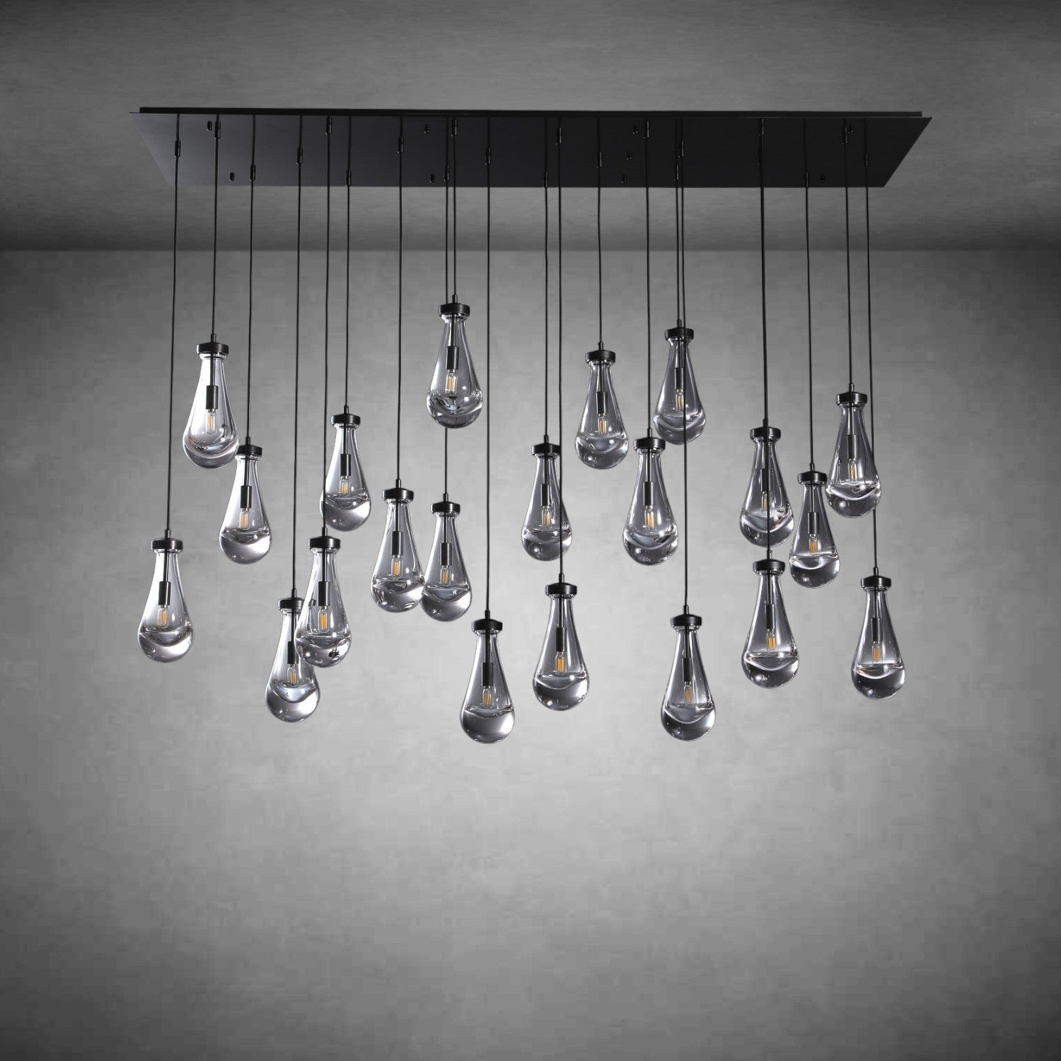 Raindrop Rectangular Chandelier