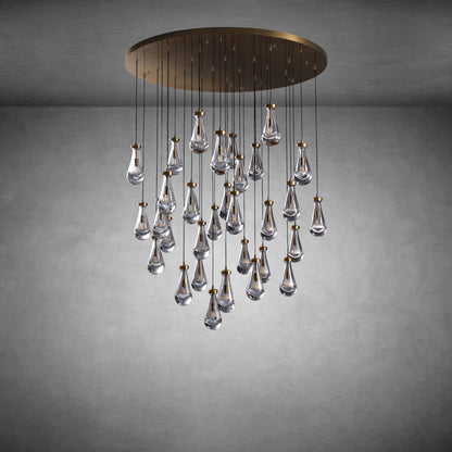 Raindrop  Round Chandelier