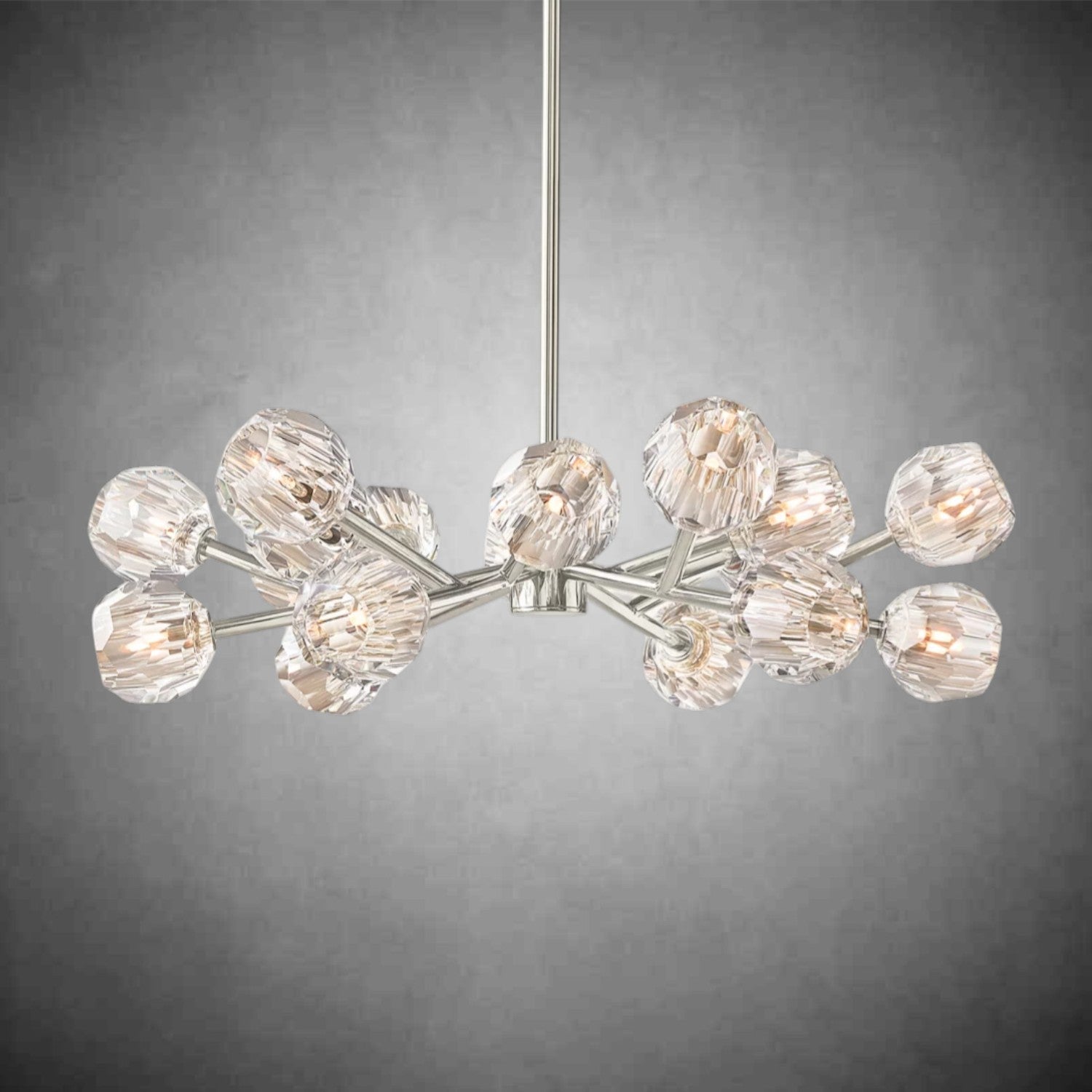 Boulo De Cristal Glass Round Chandelier