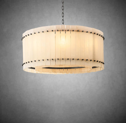 Marino Alabaster Round Chandelier