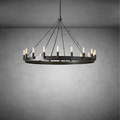 Dania Vintage Filament Round Chandelier