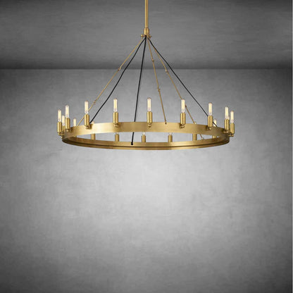 Dania Vintage Filament Round Chandelier