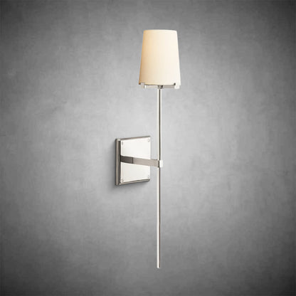 Joshua Fabric Shade Torch Sconce