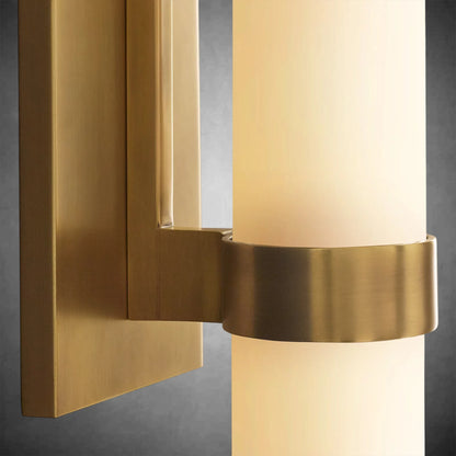 Ravel Milk Glass Sconce