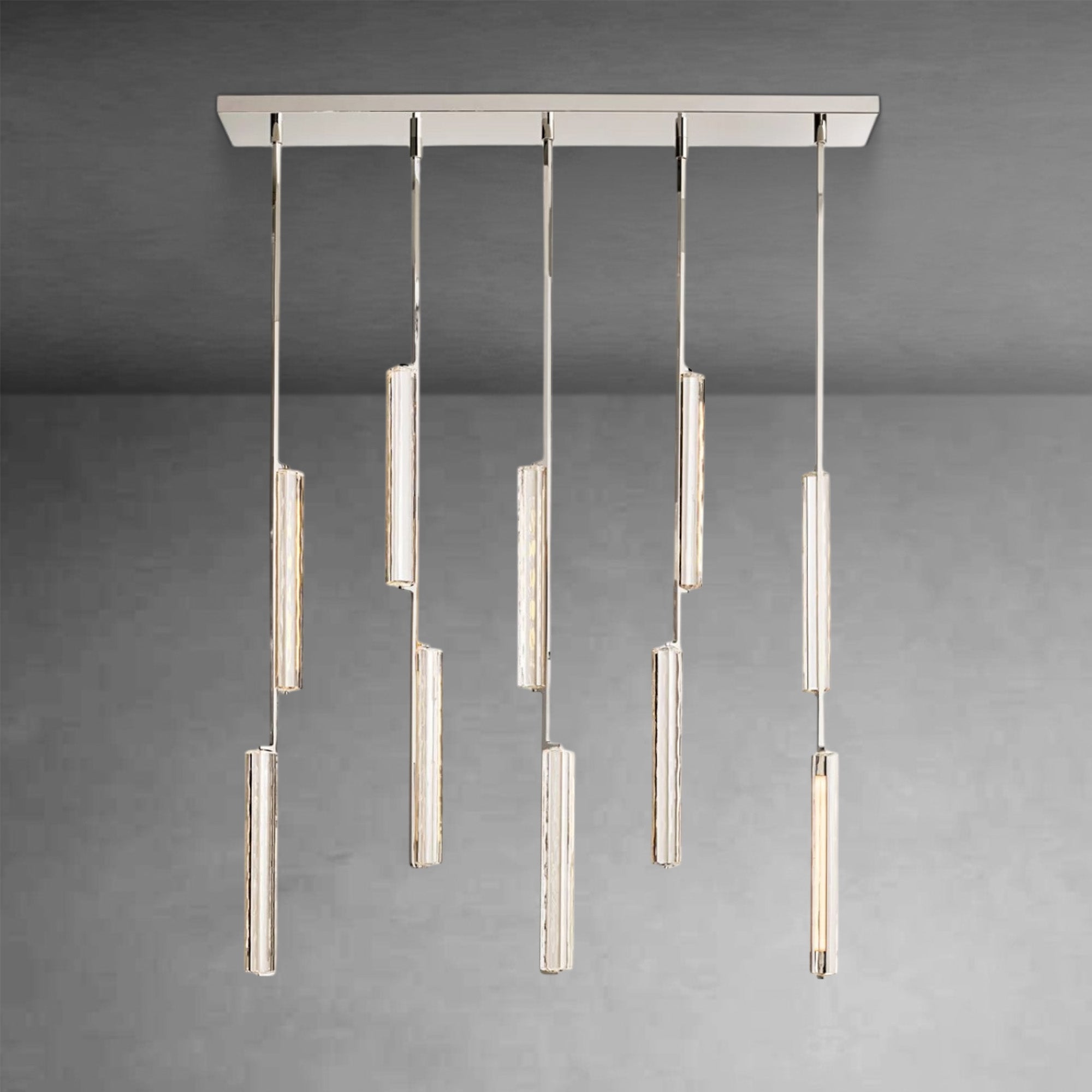 Audubom Crystal Linear Chandelier