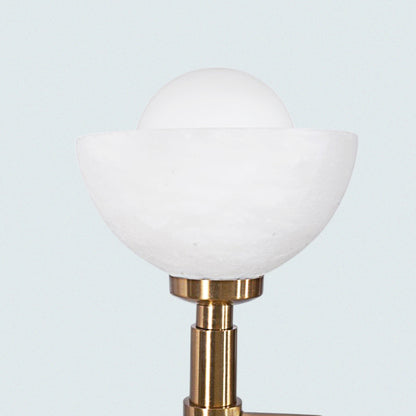 Modern 2-Tired Brass 18 Frosted Glass Shades Chandelier