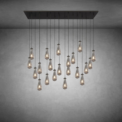 Raindrop Rectangular Chandelier