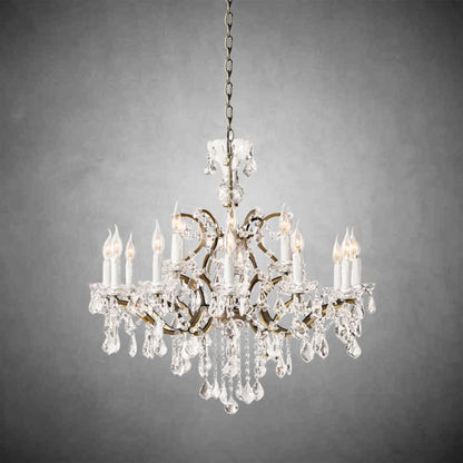 Evan Crystal Round Chandelier