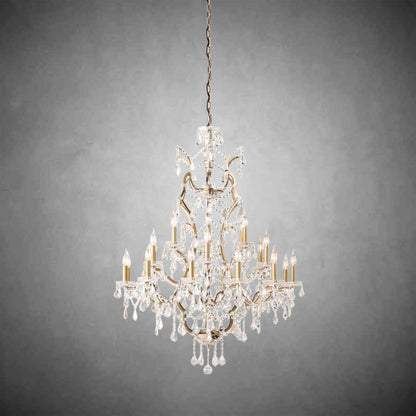 Evan Crystal Round Chandelier