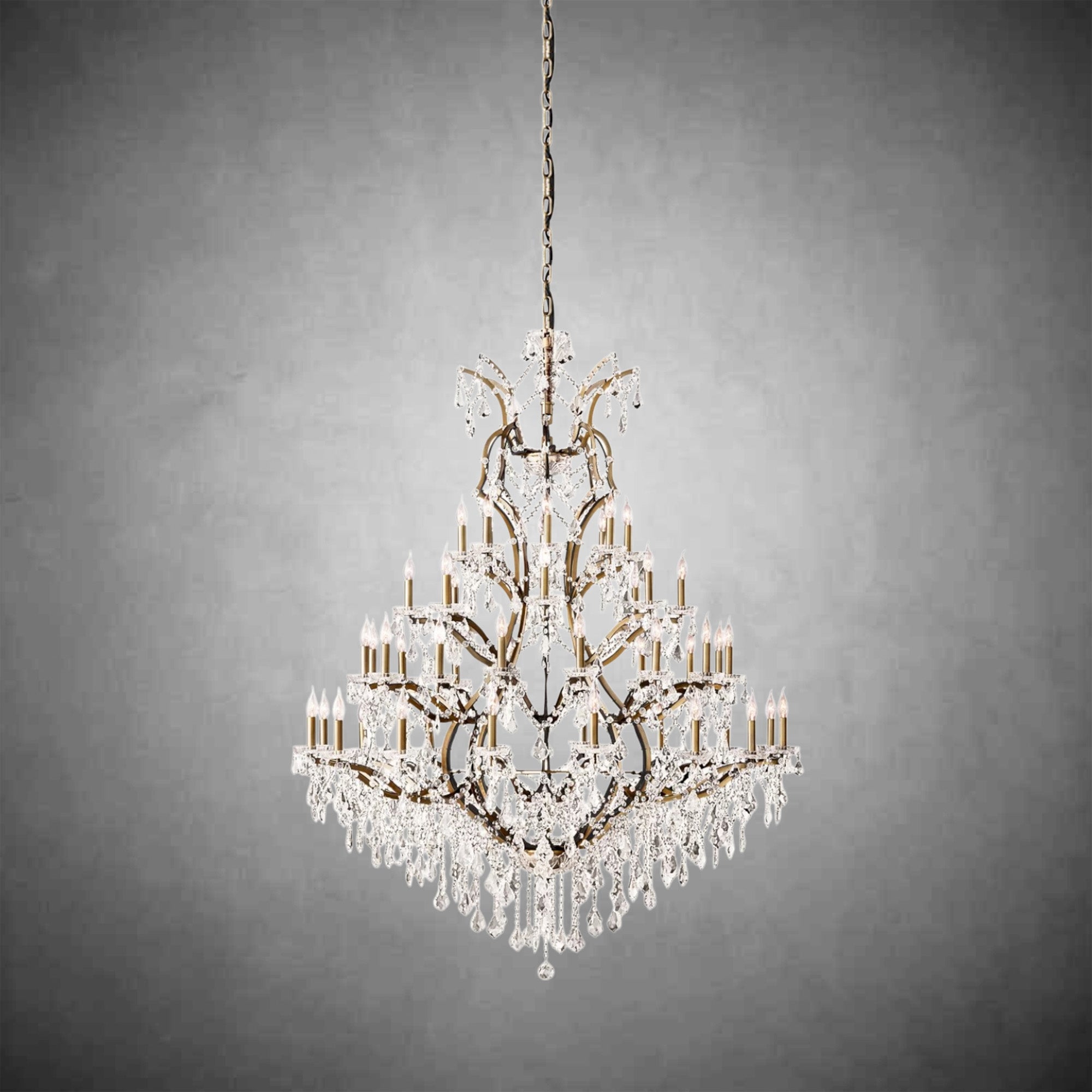 Evan Crystal Round Chandelier