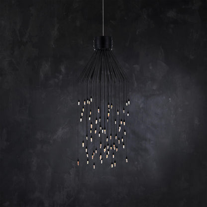 Rock Crystal Rain Flushmount